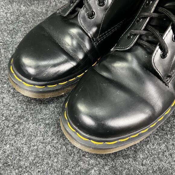Dr. Martens 11856 Combat Boots Women's 9 Eyelets High Tall Lace Up Boots Black - Picture 2 of 7